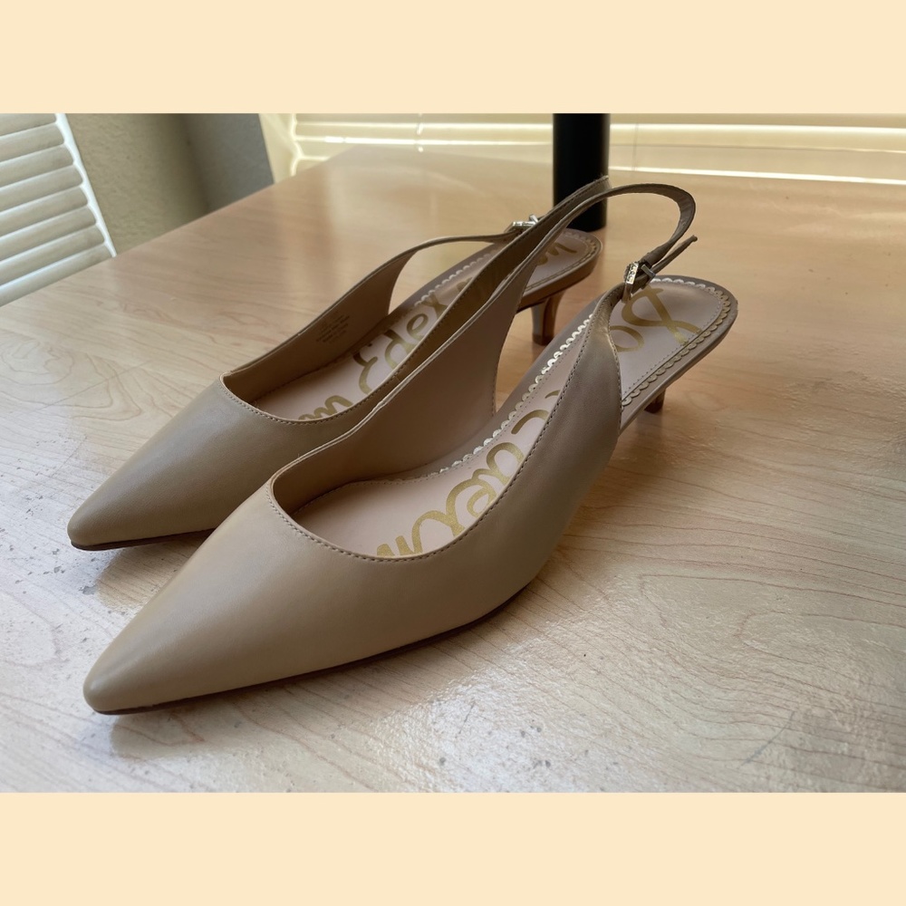 Sam Edelman Ludlow Slingback Kitten Heel Pumps 10M